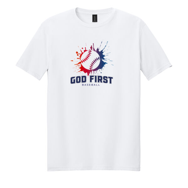 God First Splatter - Softstyle ® T Shirt Thumbnail
